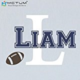 2016新しいサッカー名デカールセットBoyスポーツの壁のステッカー赤ちゃん保育園子供 – 男の子女の子寝室、再生部屋装飾