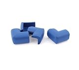 ALDORADO 4 Pcs Set Soft Baby Safe Corner Protector Blue [並行輸入品]