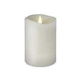 Luminara ® Flameless Candle – 無香料ホワイトワックス360ピラー – 4 in