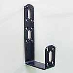 Ｊ型金具　黒　【50mm】　　5個入り