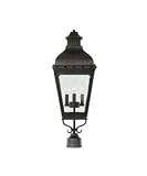 Kalco 403300AI Winchester Medium Pier/Post Mount, Aged Iron Finish by Kalco