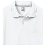 KURODARUMA(クロダルマ) ペアウォーク 静電気帯電防止 吸汗速乾 半袖ポロシャツ ホワイト 5L