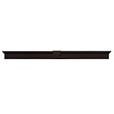 Buildersエッジ060010673009 73 5 / 8 " x 6 "フラットパネルウィンドウヘッダー009、Federalブラウン