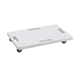 Belca(ベルカ) 日本製 台車 連結キャリー 幅46.4×奥行31.4×高さ6.5cm ホワイト 耐荷重 60kg 小型 軽量 平台車 積み重ね ジョイントタイプ 業務用 RC-WT