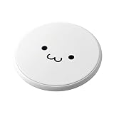 エレコム ワイヤレス充電器 Qi対応 10W (Galaxy) / 5W (その他) Type-C給電 薄型 卓上 ホワイトフェイス W-QA14WF