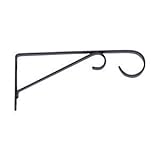 Panacea 85591 Hanging Plant Bracket, Black, 9-Inch [並行輸入品]