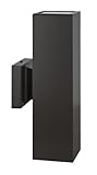 Sunset Lighting F6892-44 Architectural - Two Light Square Outdoor Wall Mount, Oil Bronze Finish [並行輸