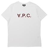 [アーペーセー] Tシャツ カットソー ホワイト レッド メンズ APC H26943 COBQX TAB T SHIRT VPC COLOR BLANC ROUGE 半袖カットソー ロゴT M [並行輸入品]