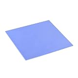 uxcell 熱伝導シート 放熱パッド 熱伝導性パッド 柔軟 CPU冷却用 100mm x100mm x0.5mmヒートシンク クールブルー