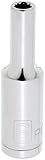 Powerbuilt 940056 3/8 Dr. 12 Pt. Metric Deep Well Socket, 6mm by Powerbuilt