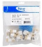 ICC icc-ic107 F5cwhモジュールCat 5e HD 25 PKホワイト
