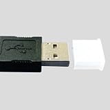 電材堂 USBキャップカバー ホワイト 100個入り USB-1D