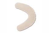 Bemini by Baby Boum Soft, Cotton Rich washable Maternity Cushion Cover in Sesame Beige - 190cm long 