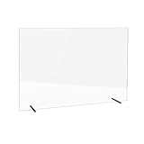 イトーキ 卓上パーテーション コロナ対策 飛沫防止 透明 アクリルパネル 日本製 W900×D150×H600mm 厚み3mm YDA-0906ACR1-CL