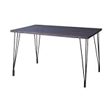 ダイニングテーブル（天然木／アイアン） LEIGHTON（レイトン） ディープブラウン NW-113DBR 生活用品 インテリア 雑貨 インテリア 家具 テーブル ダイニングテーブル 木製、天然木 [並行輸入品]