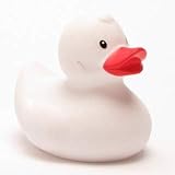 Rubber Duck Katja white 8 cm by Duckshop