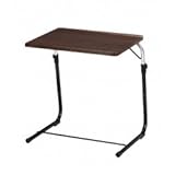 koeki フォールディングサイドテーブル ブラウン FLS-1(BR)