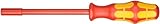Wera Kraftform Plus 190 i VDE Insulated 3/16 Professional Nutdriver, 5 Shaft Length by Wera