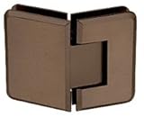 サテンニッケルPinnacle 345シリーズ135度glass-to-glass調節可能ヒンジ