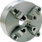 小林鉄工 ビクター スクロールチャック TC165F4 6インチ 4爪 分割爪 TC165F4 (239-1333)