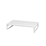 【アスカストア 】【スタンド色:ホワイト】 日本製 モニター台 モニタースタンド スチール製 机上台 モニター 台 液晶モニター台 プリンター台 収納 机上ラック 机上台 パソコン台 オフィス 自宅用 テレワーク 在宅勤務 h01-39080-wh W390xD250xH105mm