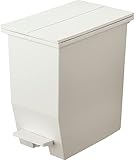 ペダルオープンツイン 20L ホワイト ゴミ箱 おしゃれ ダストボックス ふた付き スリム 【モノギャラリー限定分別シール付き】
