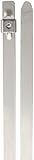 BAND-IT AS6259 Tie-Lok 304 Stainless Steel Cable Tie, 3/8 Width, 30.5 Length, 8 Maximum Diameter, 10