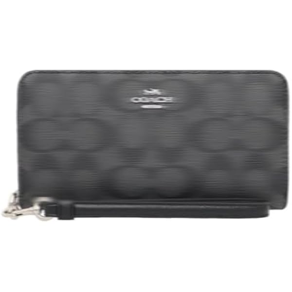 Amazon | [コーチ] COACH 長財布 F53834 ブラック IMBLK シグネチャー