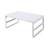 （業務用セット） 机上台 幅39×高さ16cmハイタイプ 白 【×2セット】