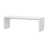 岩附(IWATSUKI) デスク ホワイトウッド 幅106cm 奥行44.5 高さ49.2 幅木よけ加工有り オーダー OC-50106DHWW