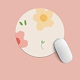 [JUSQAZ] ねこ柄 マウスパッド プリント おしゃれ パソコン マウス 円形 丸形 マウス パッド おしゃれ マウス用パッド 22cm マウスパッド おしゃれ 北欧 シンプル パッド 光学式マウス対応 ミニ マウスバット プレゼント