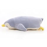 創造的な海洋動物のおもちゃ ぬいぐるみ ぬいぐるみ シミュレーションペンギン 抱き枕 子供の人形 祝日の贈り物 シミュレーション人形 ぬいぐるみ (ブルー,50CM)