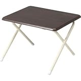折りたたみデスク 【ロータイプ】 長方形 高さ34.7cm NH-FD02 BR ブラウン