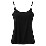 [Ｋａｒｌｙ　Ｓｈｏｐ] ブラトップ キャミソール タンクトップ カップ付きインナー 肌着 ブラキャミ 一体型カップ 大きいサイズ rr4 L キャミソール:black
