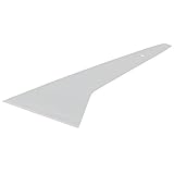 DealMuxプラスチックカーウィンドウフィルムバブル色合いスクレーパーツール19×17×0.5センチメートルホワイト