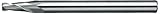 日進工具 テーパーエンドミル NTE-2  0.6×1°