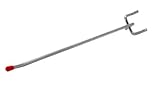 Pegボード棚フックfor 1 / 8 "ペグボード1 / 8インチ金属ワイヤで6 "と8 " Long with Rubber Tippes ( 6 " 50パック) 8" 100 Pack PG-