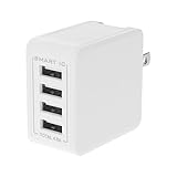 オウルテック AC充電器 4台同時充電可能 かしこく充電 USB Type-A 4ポート ホワイト OWL-ACU448AS-WH