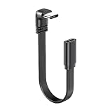シリコンフラット240W USB Cケーブル USB C オス - メスケーブル ゲーミングノートパソコンとドッキングステーション用 10cm/20cm/50cm