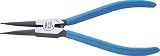 [3599116]ＴＯＰ　スナップリングプライヤ　軸用直爪　１２５ｍｍ使用範囲３～９ｍｍ SS125F