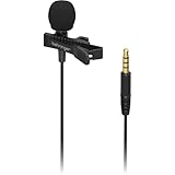 Behringer(ベリンガー) モバイルデバイス用ラベリアマイクロフォン 4極3.5mm端子 無指向性 BC LAV ブラック