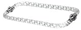 C・R・Laurence catbt12 X 12ch CRL 12 "アクリルツイストバックツーバックタオルバーwithクロームRings
