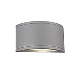 WAC Lighting WS-W2610-GH Tube LED Outdoor Half Cylinder Up and Down Wall Light Fixture, One Size, Wh
