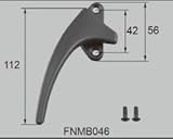 LIXIL部品 窓・サッシ用部品 錠 装飾窓 カムラッチ：カムラッチハンドル[FNMB045] ブロンズ　右[FNMB045]