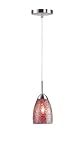 Woodbridge Lighting 13223STN-M20RDD Venezia 1-Light Mini Pendant, 3-1/2-Inch by 84-Inch Maximum, Sat