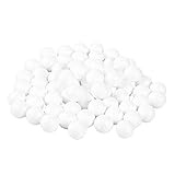 DeeRace ホワイト フォーム ボール 発泡スチロール ポリスチレン クラフト ボール アート デコレーション クラフト用, 50個 50mm