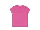 (ポロ ラルフローレン) POLO Ralph Lauren レディース Vネック 半袖 Tシャツ 無地ワンポイント 0107209 [並行輸入品]