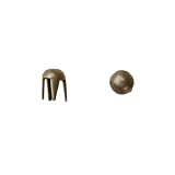 1003 Pearl Nailhead, Size 10, Solid Brass, Colonial Gold Finish, 3000 pieces per pack by C&C Metal P