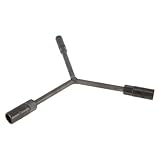 HOPESPANNER ユニバーサル13cmソケットレンチスパナソケットリムーバーカーボン鋼1個六角形10mm 12mm 14mm車両オートバイダートバイクY字型3方向レンチスリーブ