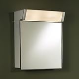 Jensen 555IL Lighted Locking Medicine Cabinet, Stainless Steel, 16-Inch by 24-Inch by Jensen